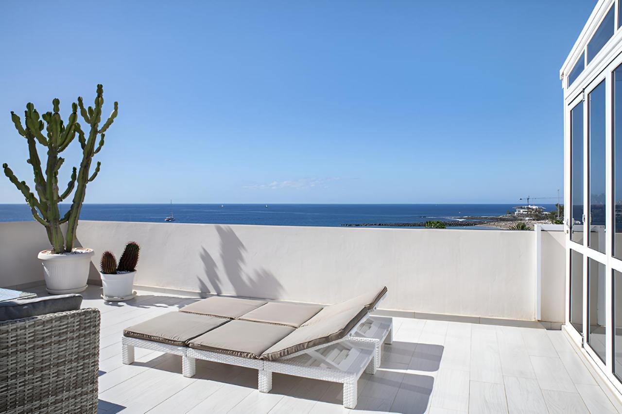 Ferienwohnung Magnificent Flat With Splendid Ocean Views Los Cristianos  Exterior foto